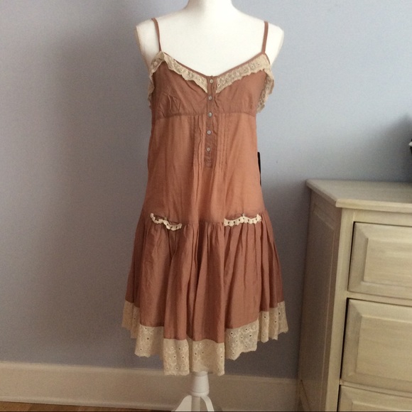dusty rose summer dress